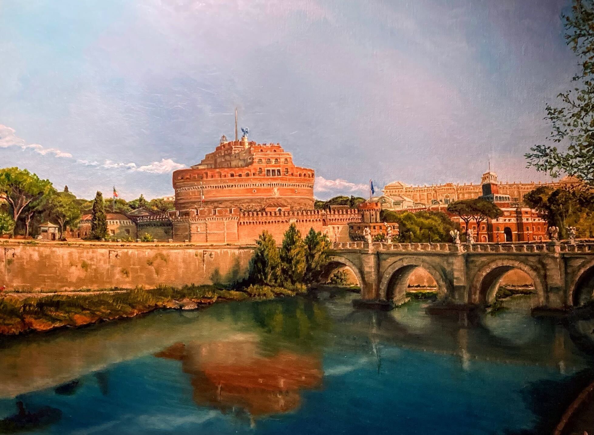 Featured oil painting by Laurie DiLascio